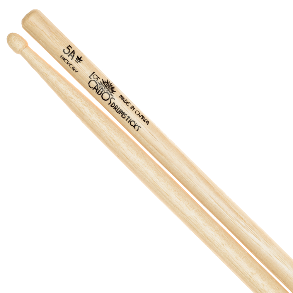 Los Cabos White Hickory Drumsticks - Wood Tip