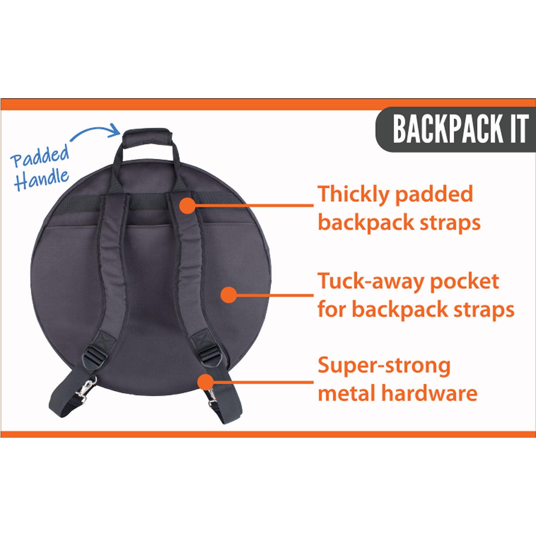 PROTEC Heavy Ready Cymbal Bag w/ Dividers