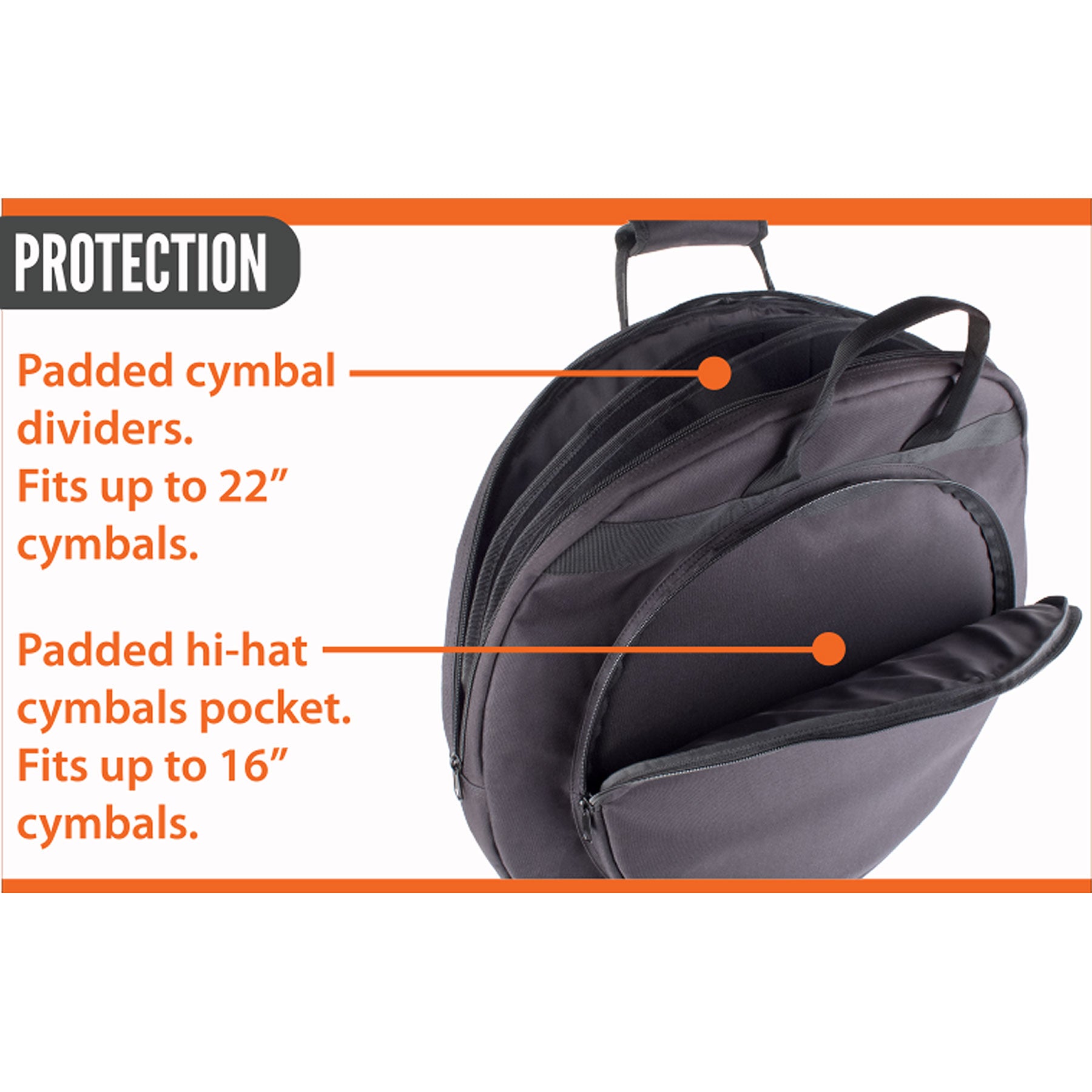 PROTEC Heavy Ready Cymbal Bag w/ Dividers