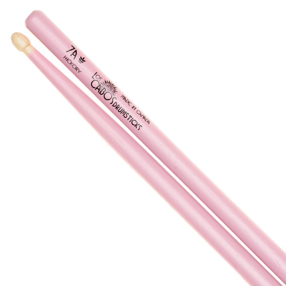 Los Cabos White Hickory Pinks Drumsticks