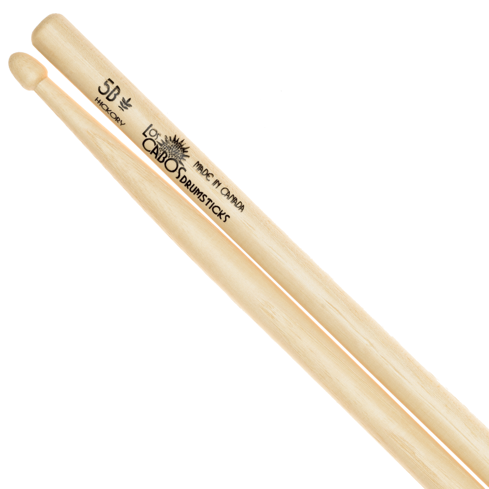 Los Cabos White Hickory Drumsticks - Wood Tip