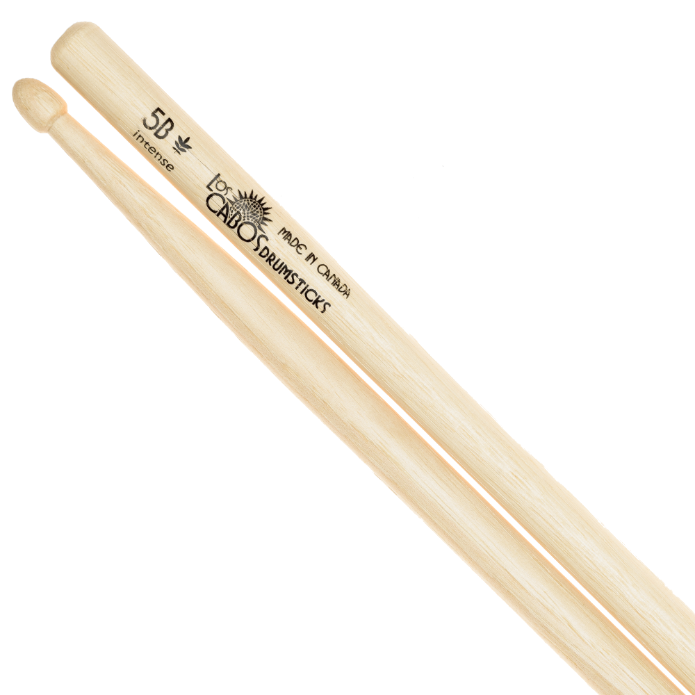 Los Cabos White Hickory Drumsticks - Wood Tip