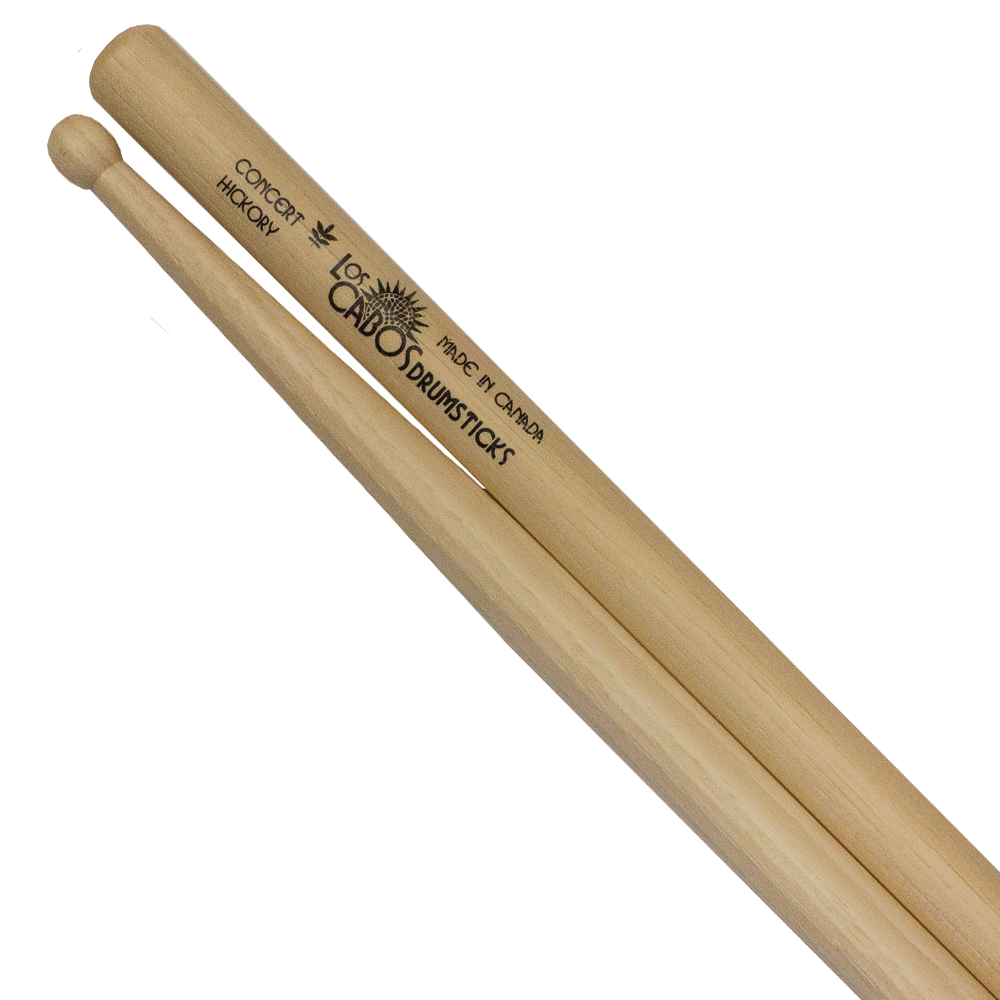 Los Cabos White Hickory Drumsticks - Wood Tip